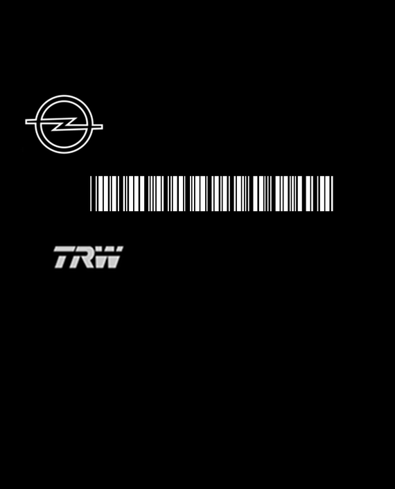 TRW OPEL VECTRA C 13118804 AQ EEPROM 95040