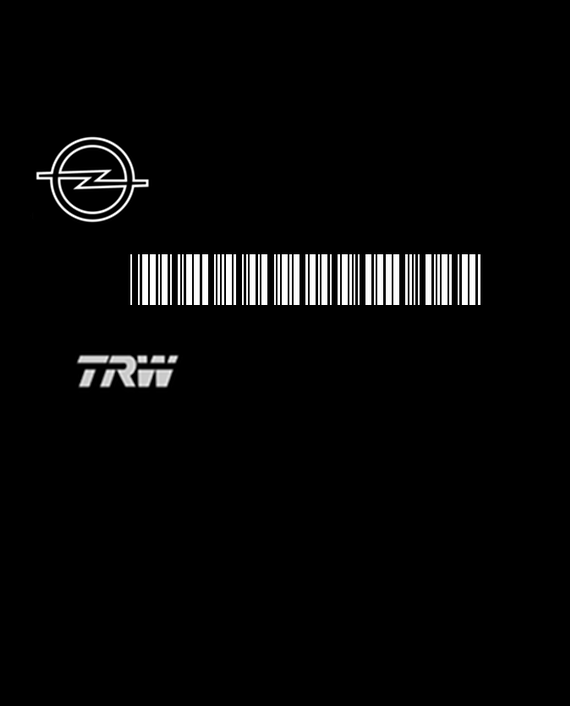 TRW OPEL VECTRA C 13129843 CL EEPROM 95040