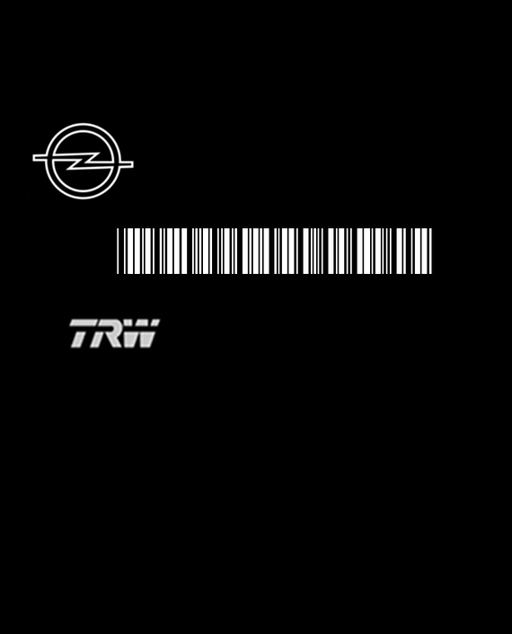 TRW OPEL VECTRA C 13142540 GP EEPROM 95040
