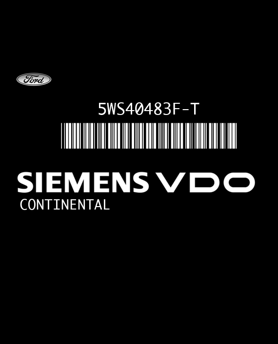 SIEMENS VDO CONTINENTAL SID206 5WS40483F-T FORD TOURNEO CONNECT 1.8 TDCI 90HP 7T11-12A650-DF 2F6F FR1D034000000