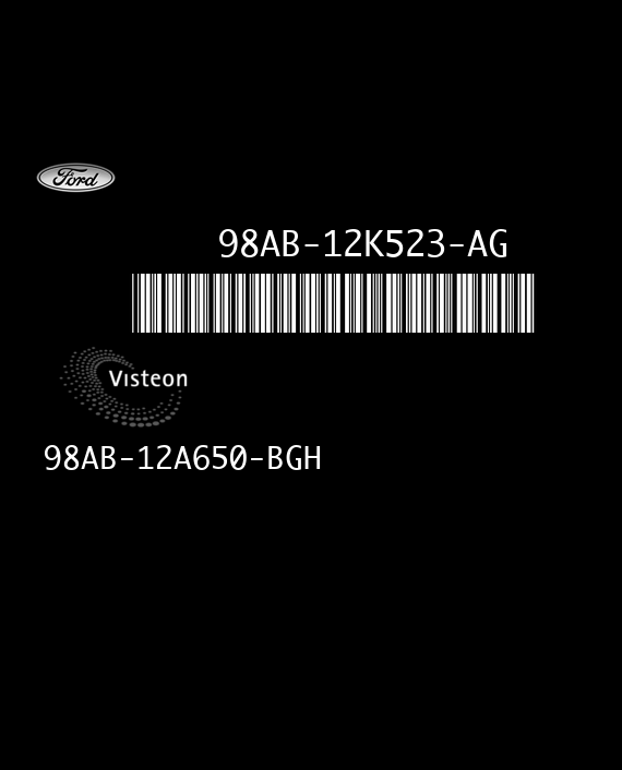VISTEON DPC-612 FORD FOCUS 1.8 TDDI 98AB-12A650-BGH HATE 98AB-12K523-AG