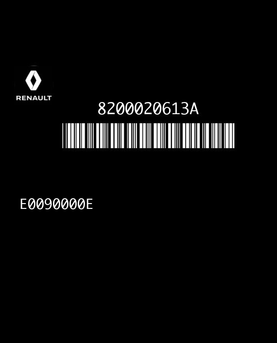 ESL VALEO E0090000E RENAULT 8200020613A