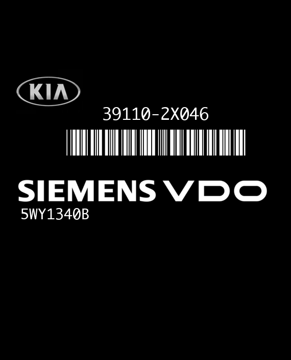 SIEMENS SIMK42 5WY1340B KIA RIO 1.3i 39110-2X046 K210050000000