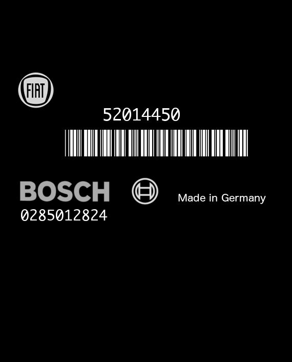 BOSCH 0285012824 FIAT DOBLO 52014450