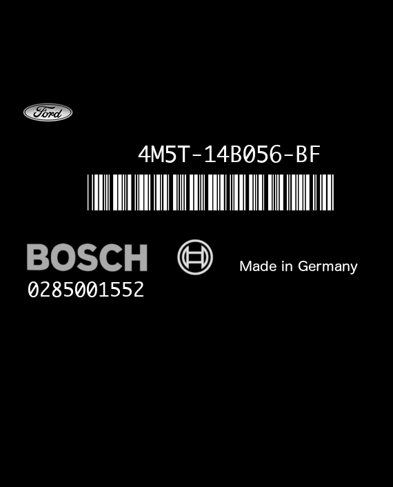BOSCH 0285001552 FORD FIESTA FOCUS 4M5T-14B056-BF EEPROM 95080