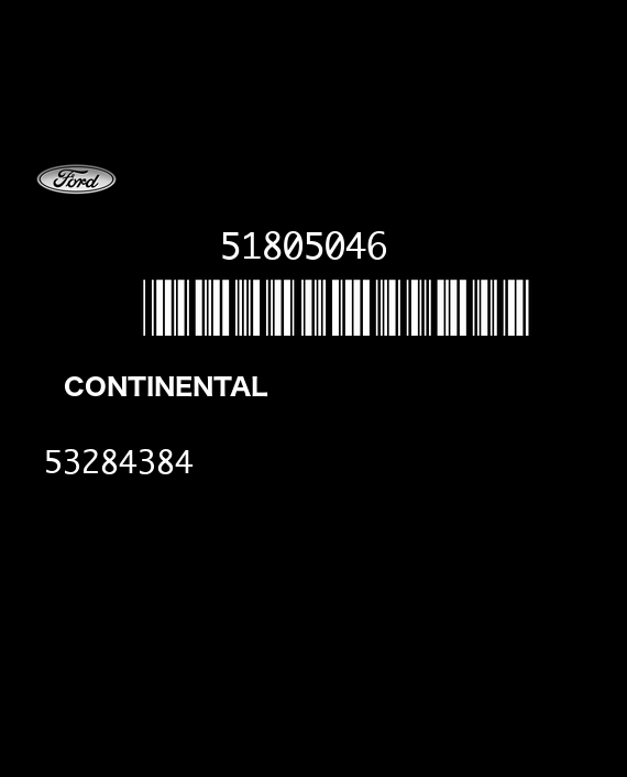 CONTINENTAL 53284384 FORD KA 51805046 EEPROM 95320