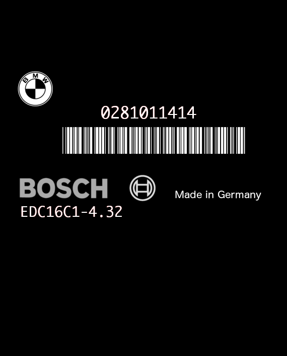 BOSCH EDC16C1-4.32 0281011414 BMW E53 X5 3.0D 218HP 7800131 13617800131 1037377372