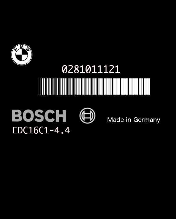 BOSCH EDC16C1-4.4 0281011121 BMW E46 330D 3.0D 204HP 7795871 13617795871 1037361891
