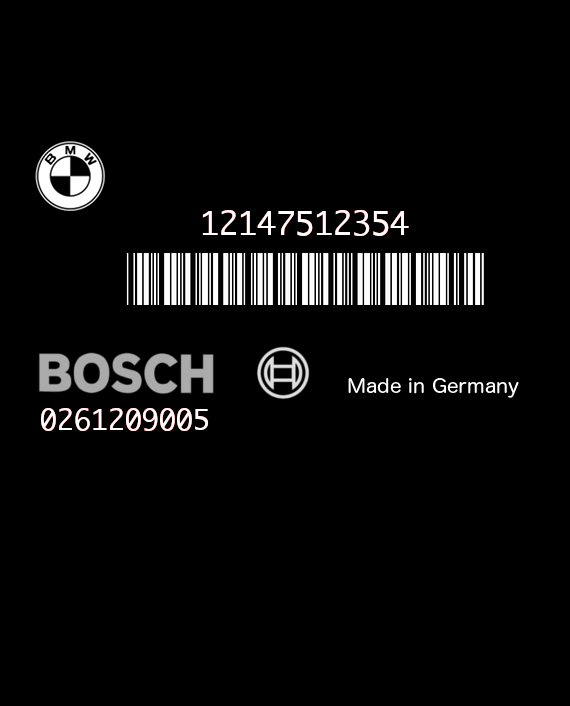 BOSCH ME9.2 0261209005 BMW E46 318i 2.0i 129HP 7512354 12147512354 1037351563 - ECU 596 WEB FLASH DE28F800F3T