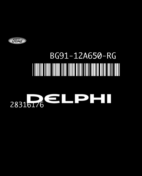 DELPHI DCM3.5 28316176 FORD MONDEO 2.0 TDCI 140HP BG91-12A650-RG
