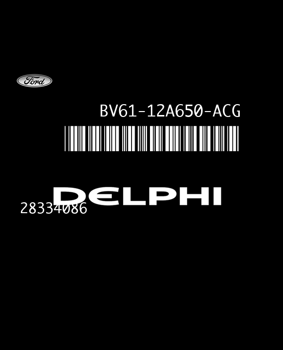 DELPHI DCM3.5 28334086 FORD FOCUS C-MAX 2.0 TDCI 115HP BV61-12A650-ACG