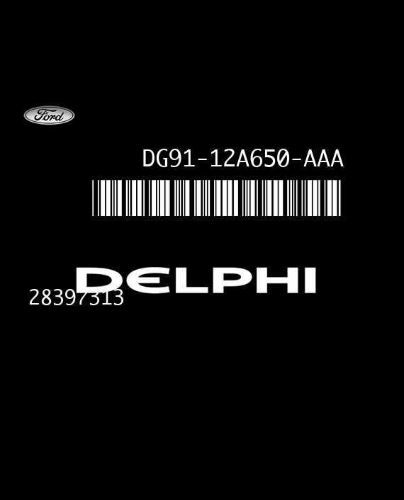 DELPHI DCM3.5 28397313 FORD MONDEO 2.0 TDCI 163HP DG91-12A650-AAA