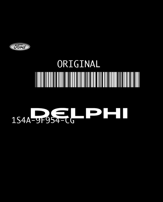 DELPHI DDCR 80927E FORD FOCUS 1.8 TDCI 101HP 1S4A-9F954-CG ORIGINAL FLASH AM29F200BB
