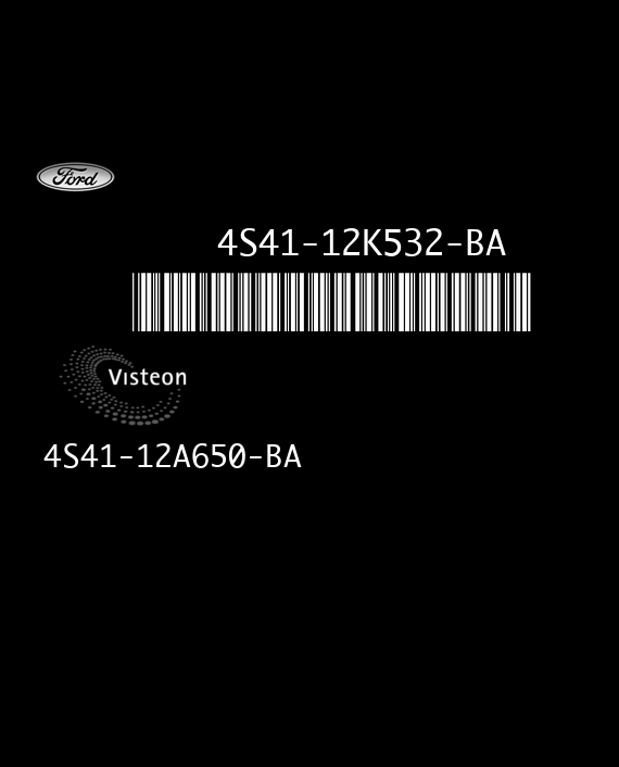 VISTEON DPC-808 FORD TRANSIT CONNECT 1.8 TDDI 90HP 4S41-12A650-BA 6FAA 4S41-12K532-BA