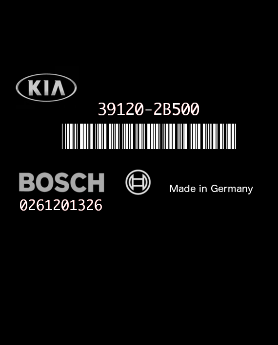 BOSCH MG7.9.8 0261201326 KIA CEED 1.6i 122HP 39120-2B500 391202B500