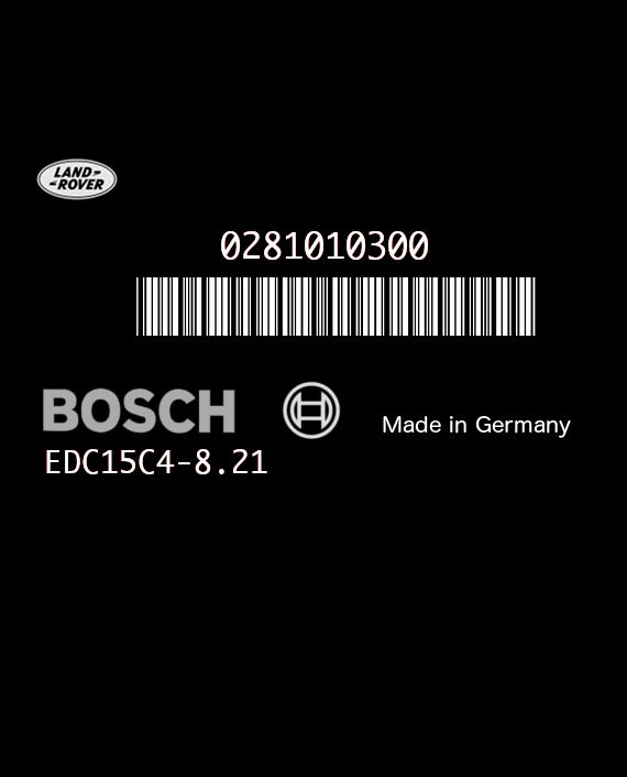 BOSCH EDC15C4-8.21 0281010300 LAND ROVER DISCOVERY 2.0 TD4 114HP NNN100720 BMW 7788053 1037788053