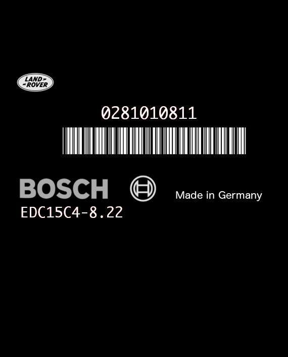 BOSCH EDC15C4-8.22 0281010811 LAND ROVER FREELANDER 2.0 TD4 112HP NNN000150 BMW 7791483 1037361807