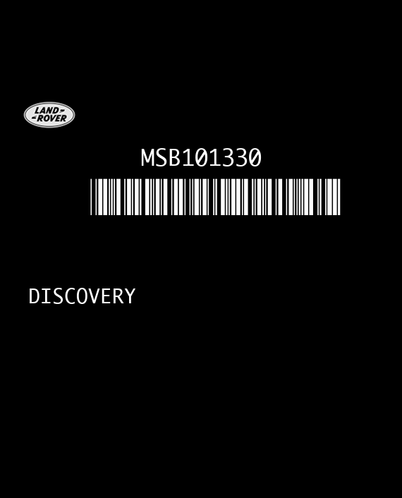 MOTOROLA A0016 LAND ROVER DISCOVERY 2.5 TD5 138HP MSB101330
