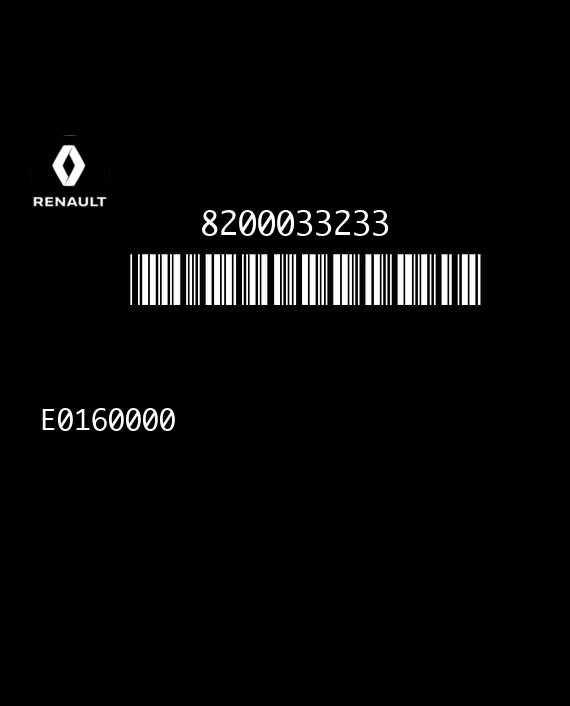 ESL VALEO E0160000 RENAULT 8200033233