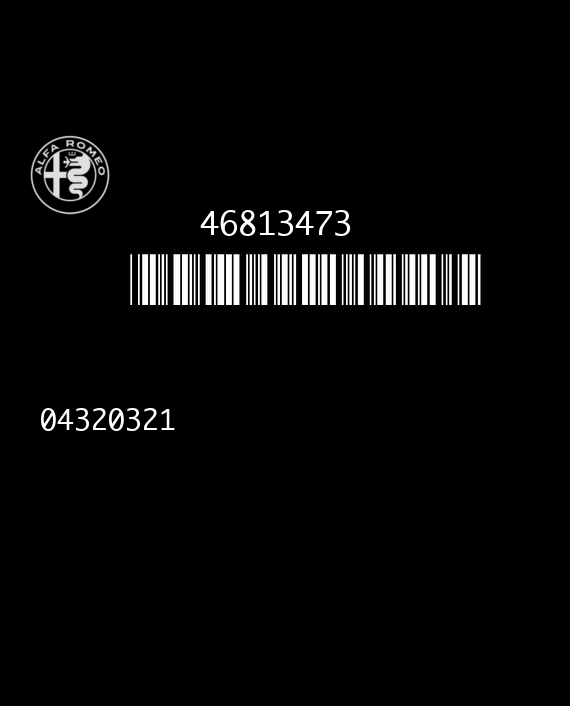 ALLIED SIGNAL 04320321 ALFA 147 46813473