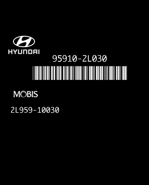 MOBIS 2L959-10030 HYUNDAI i30 95910-2L030 EEPROM 25640