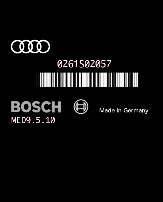 BOSCH MED9.5.10 0261S02057 AUDI A3 1.6 FSI 116HP 03C906056AP 1037370368