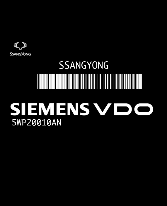 SIEMENS 5WP20010AN SSANGYONG REXTON MERCEDES A0345452732 27-05
