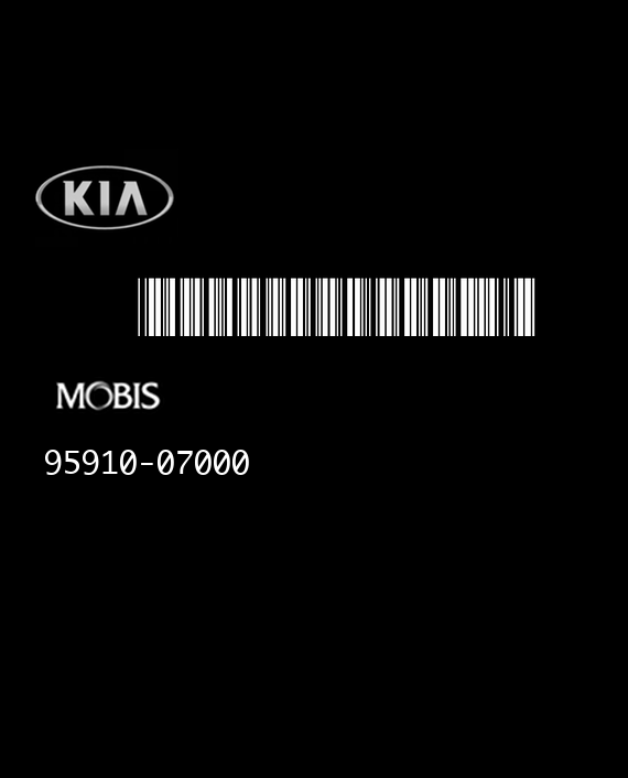 MOBIS 13039 KIA PICANTO 95910-07000 EEPROM 95320