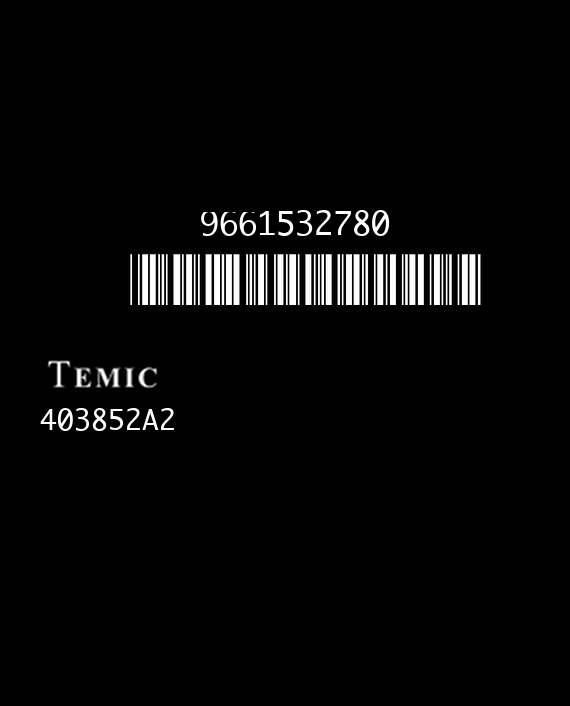 TEMIC 403852A2 CITROEN C2 9661532780 EEPROM 95160