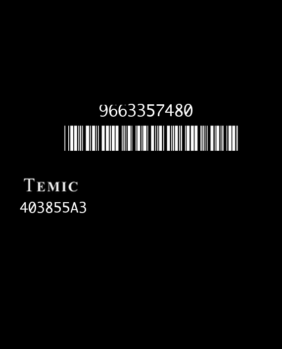 TEMIC 403855A3 CITROEN C3 9663357480 EEPROM 95160