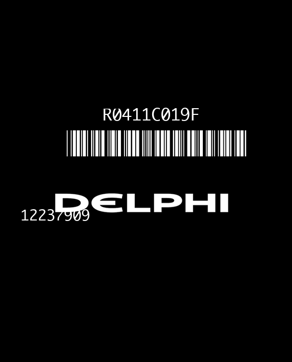 DELPHI E2U9A 12237909 R0411C019F JAGUAR X-TYPE 2.2 D 4X43-12A650-AH DYMN HJE04J11_RCE90_PROD