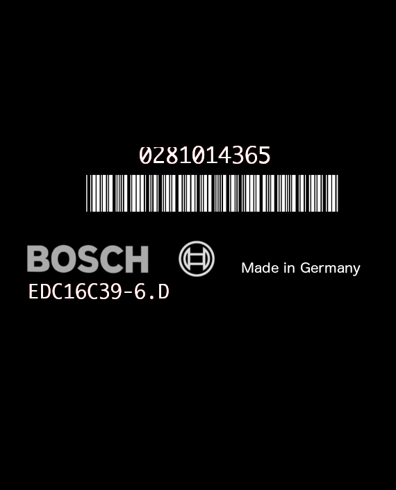 BOSCH EDC16C39-6.D 0281014365 FIAT 51829420 EEPROM 95640