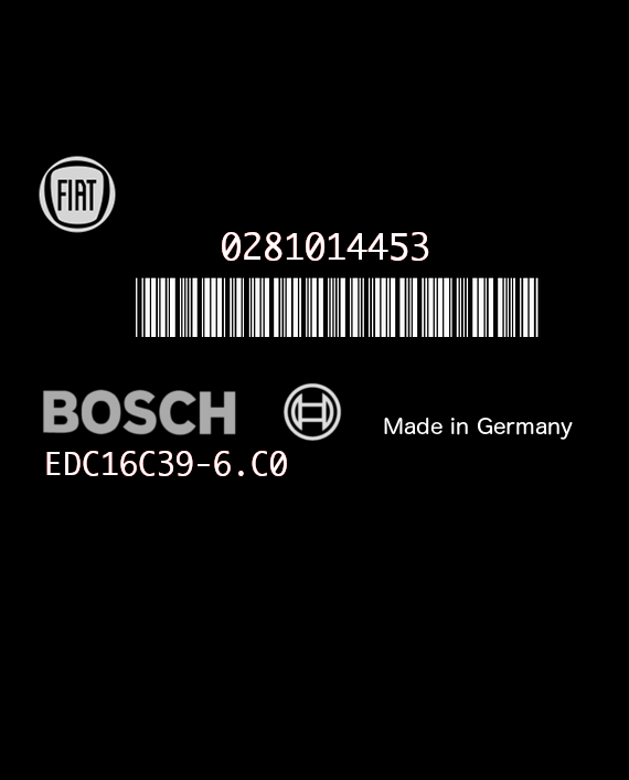 BOSCH EDC16C39-6.C0 0281014453 FIAT BRAVO 1.6 JTD 105HP 51805034 1037391998