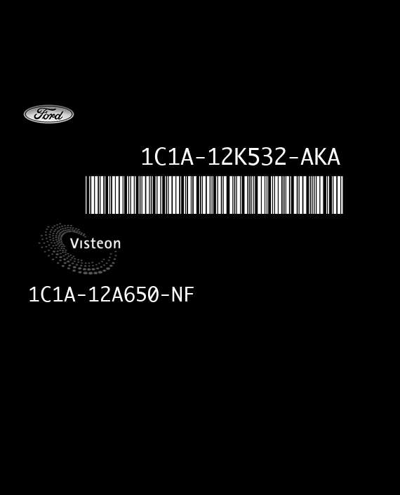 VISTEON DPC-635 FORD TRANSIT 2.4 TDCI 125HP 1C1A-12A650-NF AUS2 1C1A-12K532-AKA
