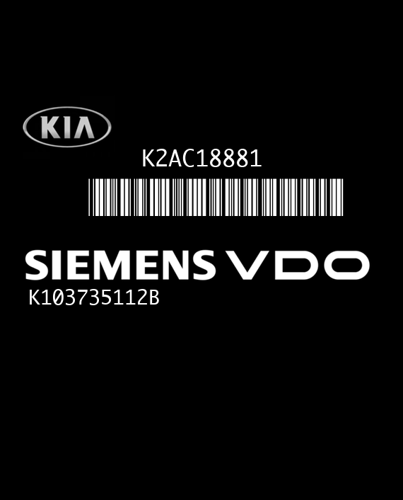 SIEMENS FENIX5 K103735112B KIA SHUMA SEPHIA 1.5i 80HP K2AC18881