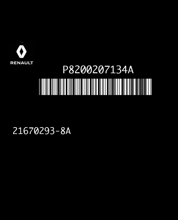 SAGEM UCH-N1 21670293-8A RENAULT CLIO II PHASE P8200207134A V4.7