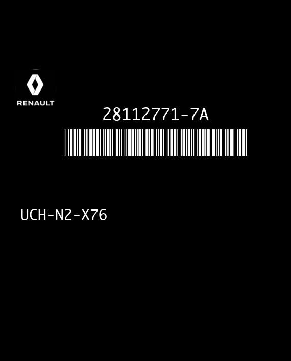 SAGEM UCH-N2-X76 28112771-7A RENAULT KANGOO P8200461565--L V6.5