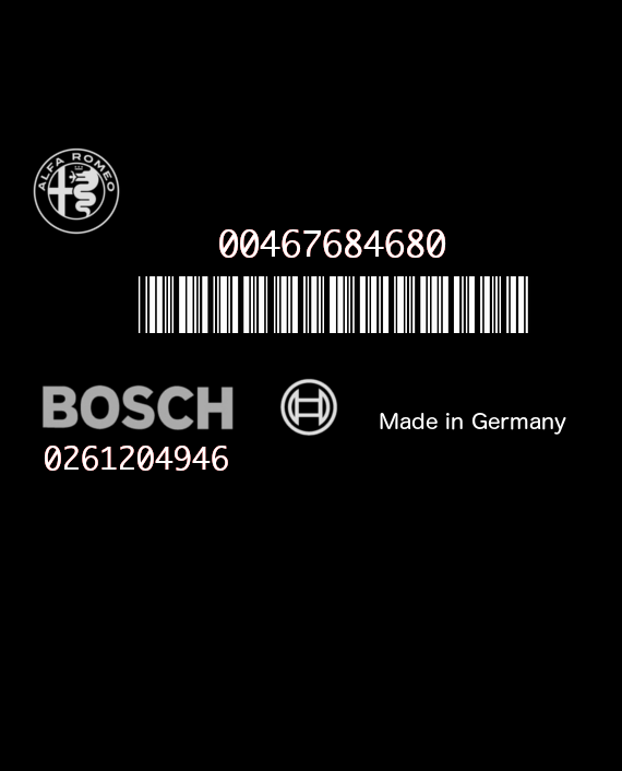 BOSCH M1.5.5 0261204946 ALFA ROMEO 156 2.0 TS 155HP 00467684680 1037352593