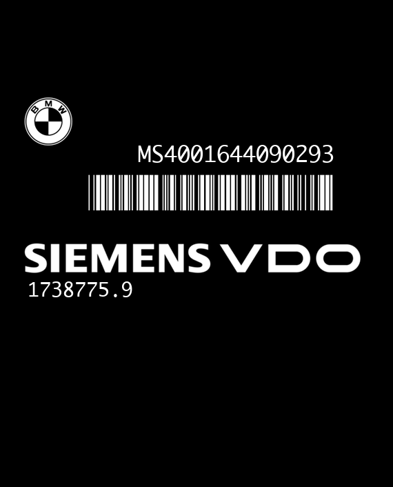 SIEMENS MS40.1 5WK9002 BMW E36 320i 2.0i 150HP 1738775.9 MS4001644090293