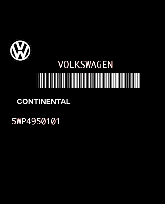 CONTINENTAL SIMOS 18.2 5WP4950101 VOLKSWAGEN SCIROCCO III 2.0 TSI 180HP 06K907425C 1K8906259 SC800H6400000-0001