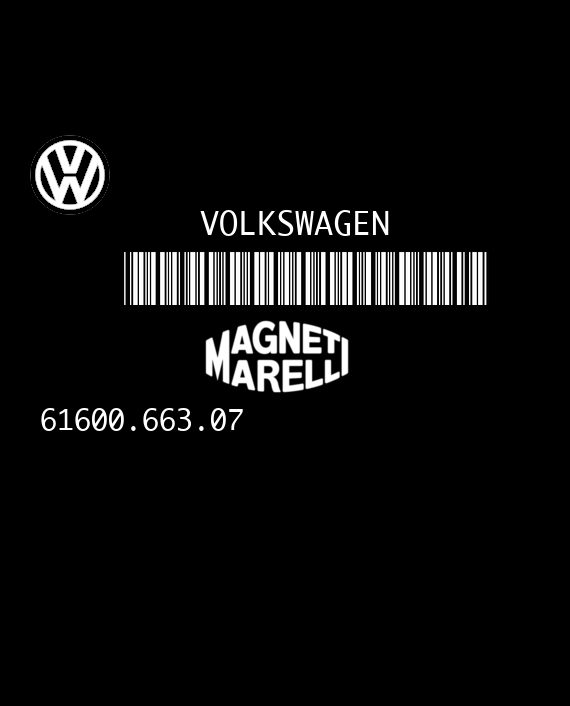 MAGNETI MARELLI IAW 4MV.DD 61600.663.07 VOLKSWAGEN POLO IV 1.4i 75HP 036906034DD 5948