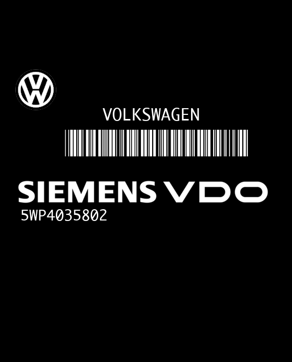 SIEMENS VDO SIMOS 7.1C 5WP4035802 VOLKSWAGEN CADDY III 1.6 MPI 102HP 06A906033HT 1295