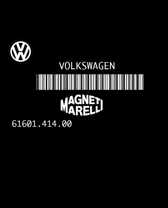 MAGNETI MARELLI IAW 4HV.AH 61601.414.00 VOLKSWAGEN GOLF V 1.4i 80HP 03C906024AH 9035