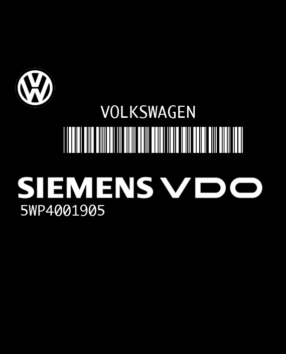 SIEMENS SIMOS 3.3 5WP4001905 VOLKSWAGEN GOLF IV 1.6i 100HP 06A906033 3087