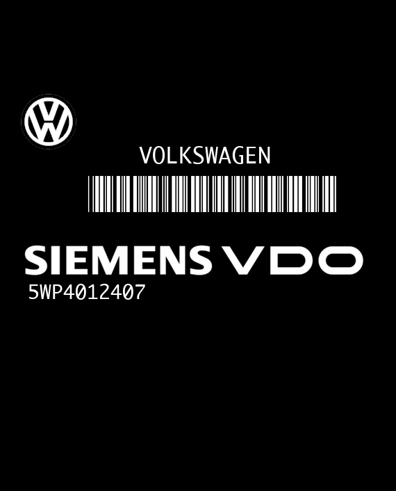 SIEMENS SIMOS 3PD 5WP4012407 VOLKSWAGEN POLO IV 1.2i 54HP 03D906032C 2501