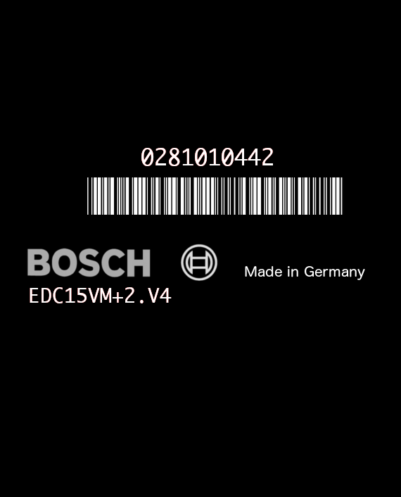 BOSCH EDC15VM+2.V4 0281010442 RENAULT 8200118523 EEPROM 24C04