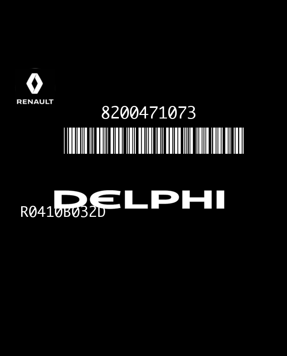 DELPHI TRW DCM1.2 R0410B032D 81216D RENAULT TWINGO II 1.5 DCI 65HP 8200471073 8200741052 8200758507-3130