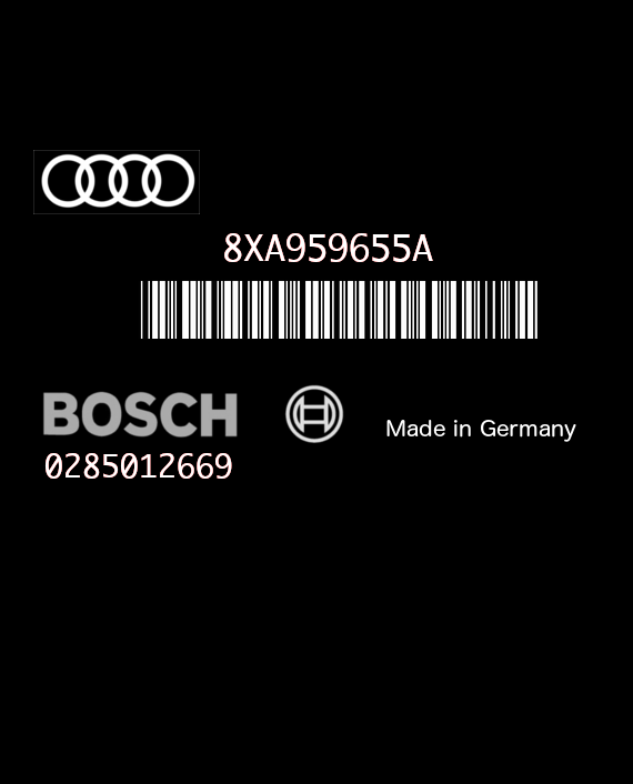 BOSCH 0285012669 AUDI A1 8XA959655A EEPROM 95320