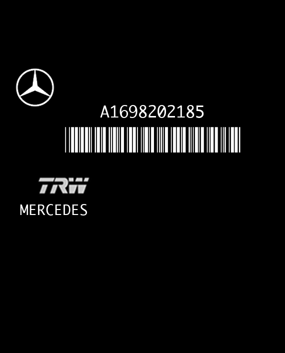 TRW 2185 MERCEDES W169 W245 A1698202185 EEPROM 25320