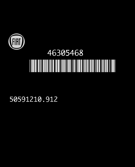 BECKER 50591210.912 FIAT COUPE 46305468 EEPROM 93C06